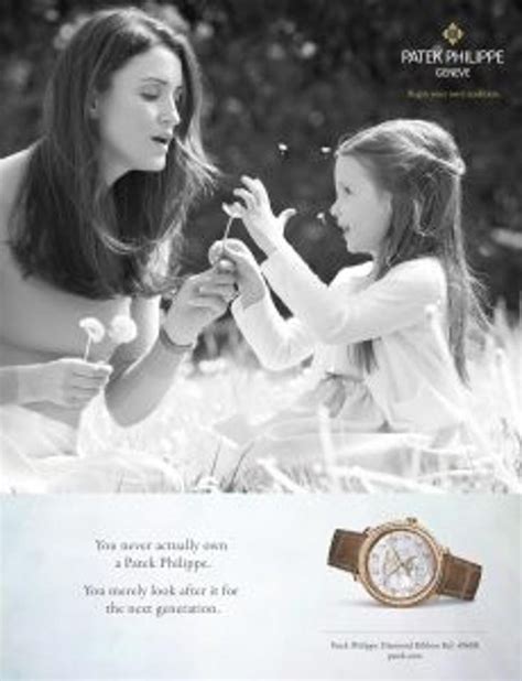 patek philippe watch slogan|Patek Philippe watch campaign.